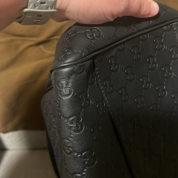 Gucci Guccissima Authentic Horsebit black Emily versatile large bag and dustbag - Picture 15 of 17